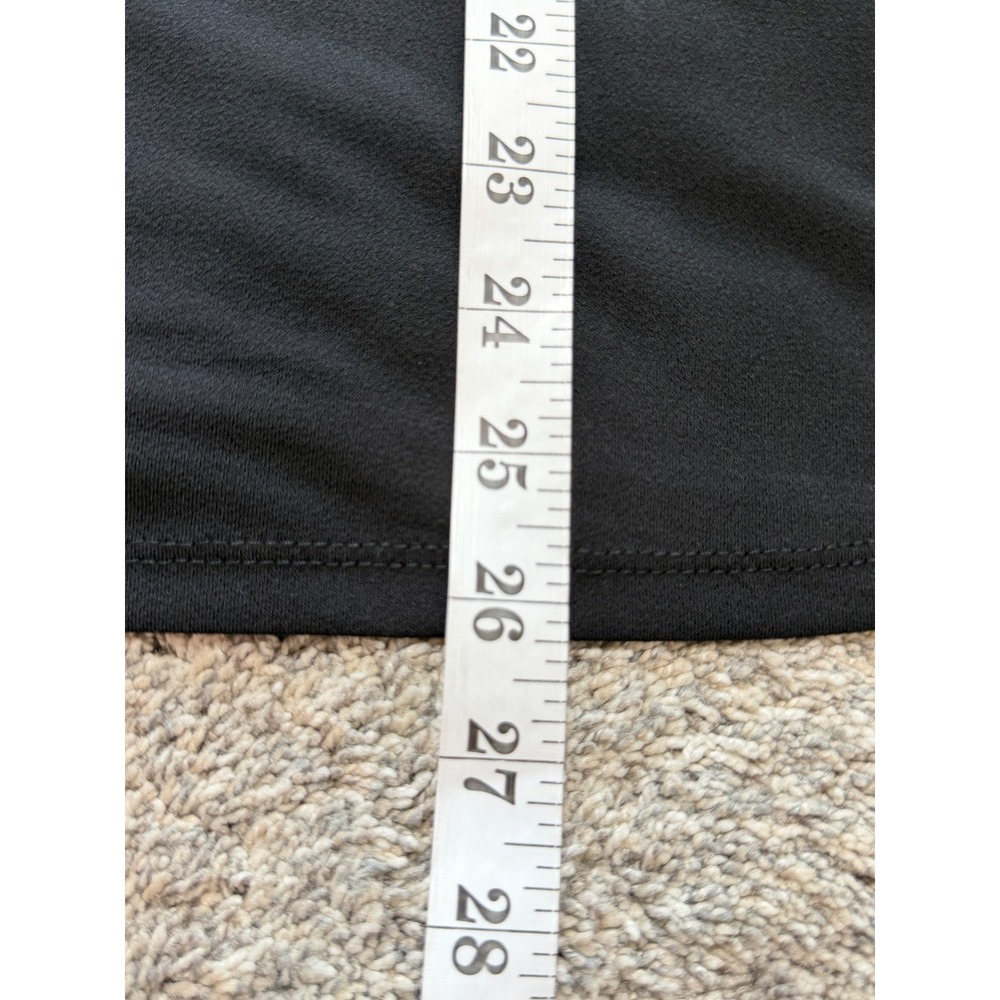 H&M Office Casual City Black Asymmetrical Cutout Neckline Long Sleeve Top XXL - Picture 6 of 7